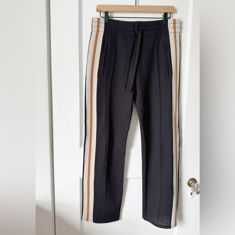 Isabel Marant Etoile Dobbs Striped Trousers – Black
